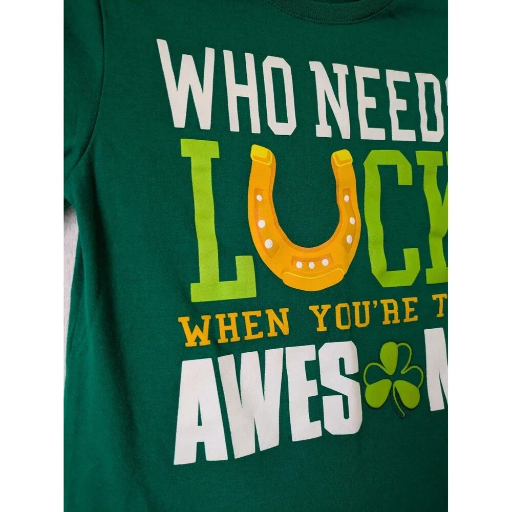 Youth Unisex Way To Celebrate St Patrick's T-shirt - Size Large (10-12)
